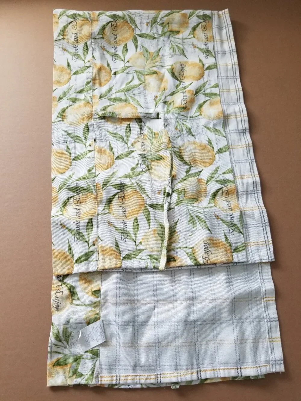 Better Homes & Gardens Lemon Window Valance Curtains